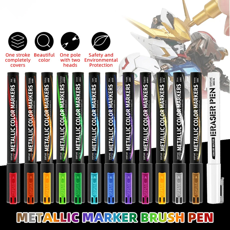 Metallic Paint Set - Металлические маркеры-краски для росписи моделей, набор
