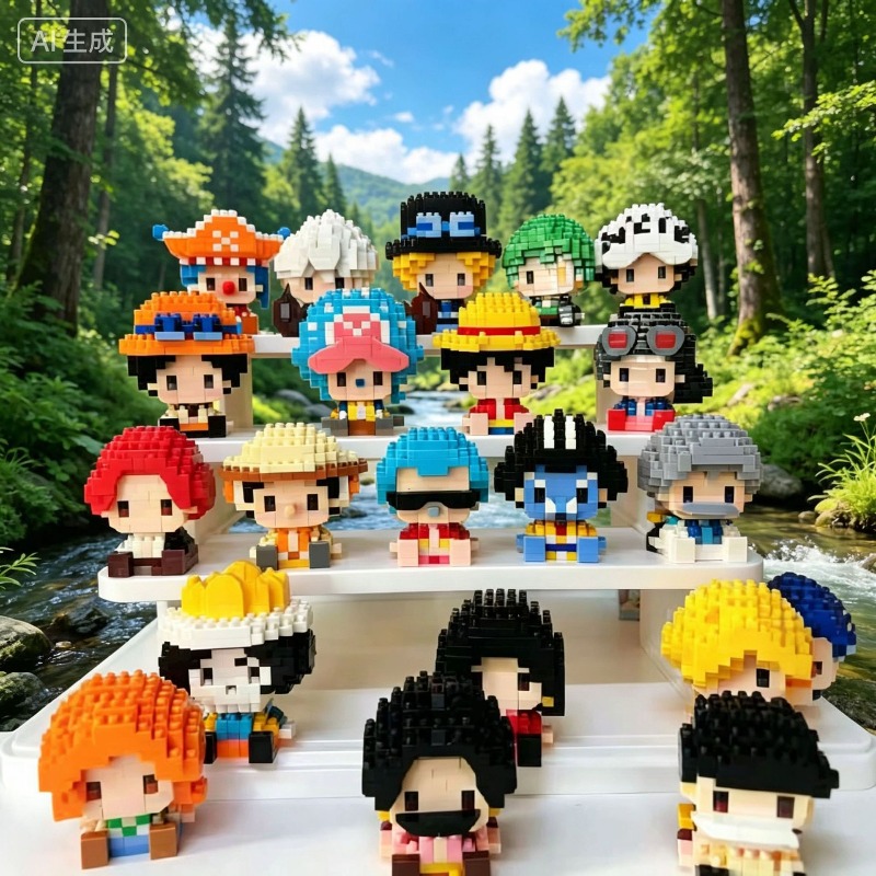 Model Kit Chopper - Новые мини-фигурки ONE PIECE: Луффи, Чоппер,