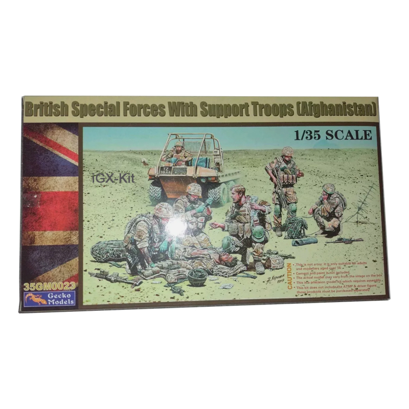 Model Kit Italeri - Gecko 35GM0023 Масштаб 1:35 Британские спецназовцы