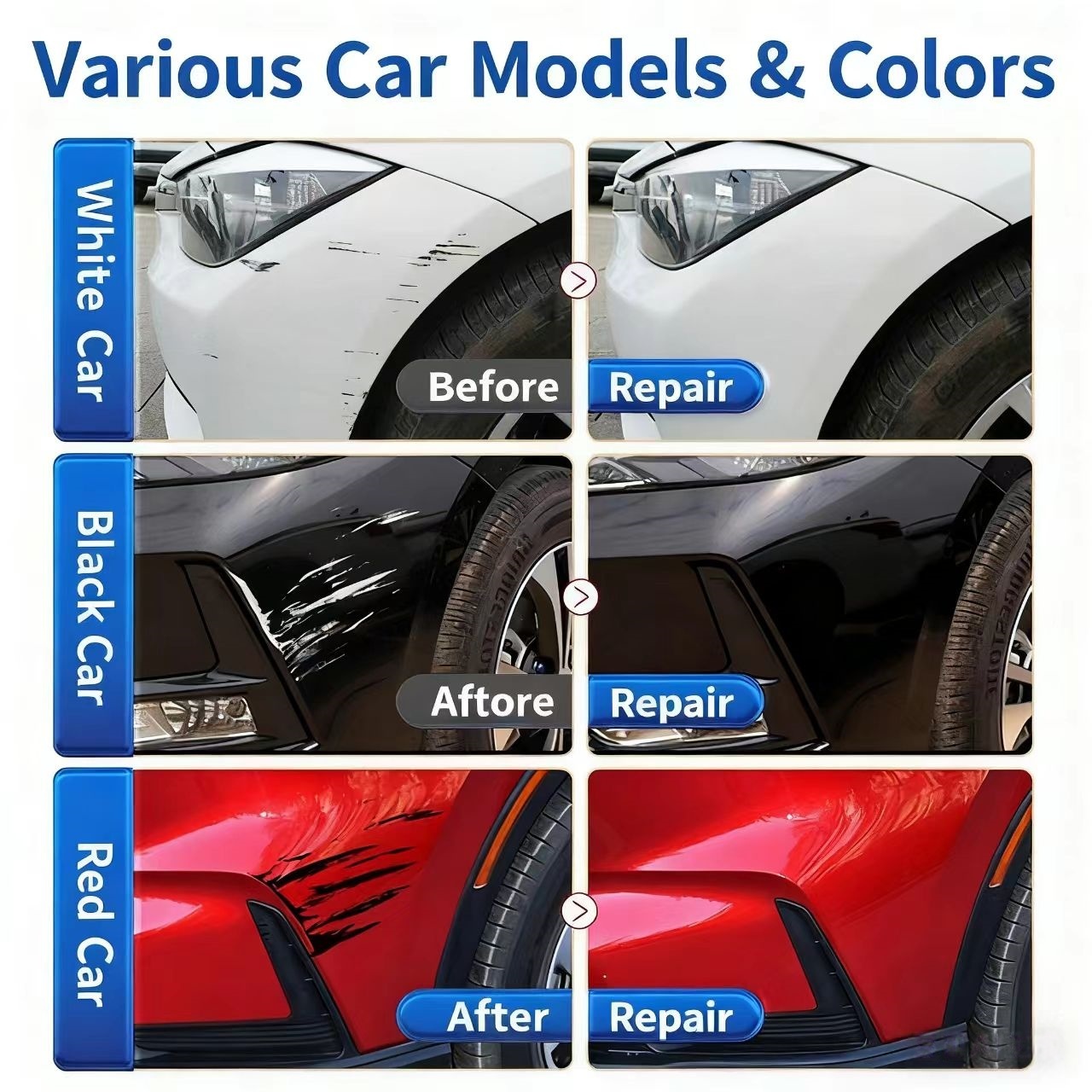 Краска для ремонта царапин на  – обзор и цена Metallic Paint Set