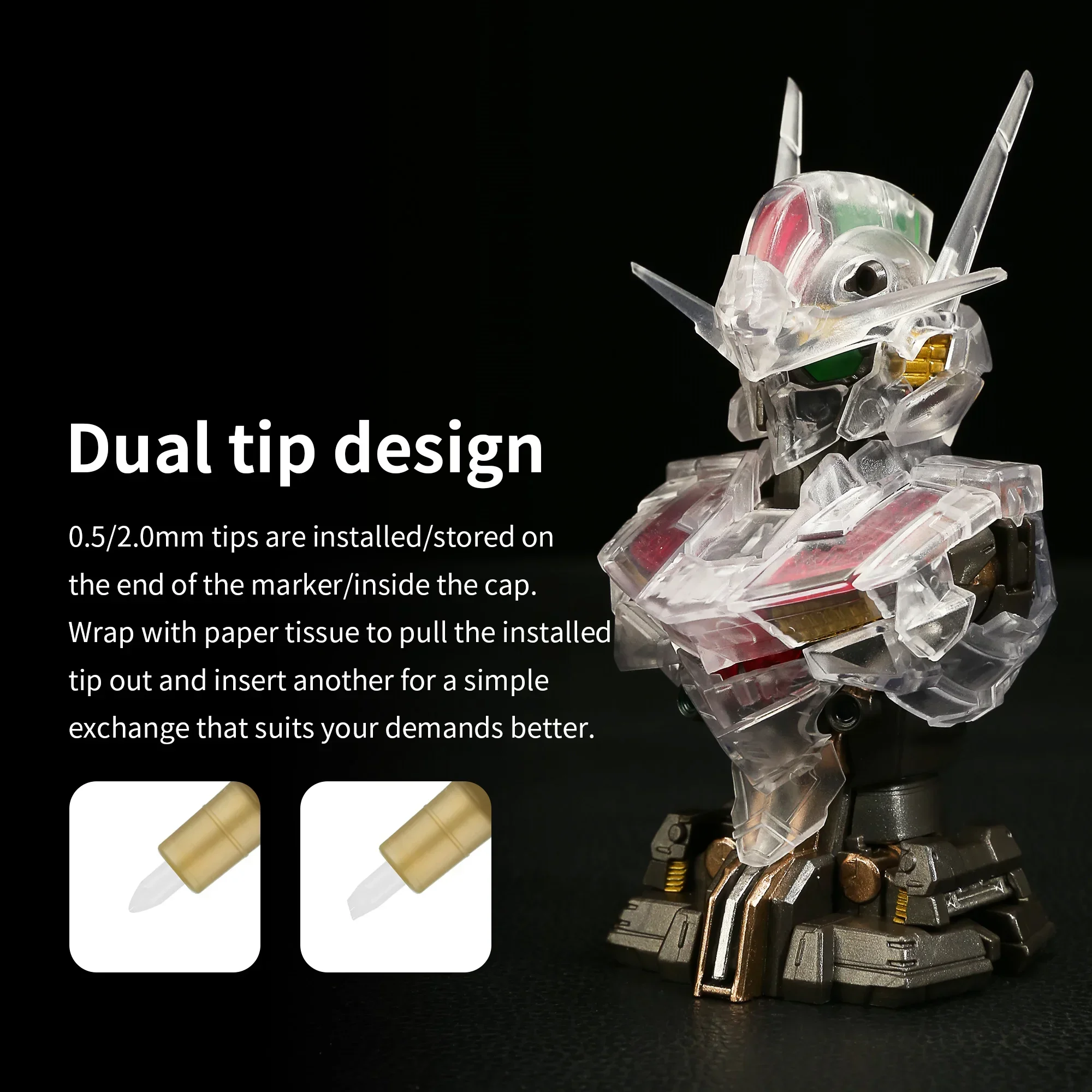 Маркер-кисть DSPIAE MKA Super  – обзор и цена Metallic Paint Set