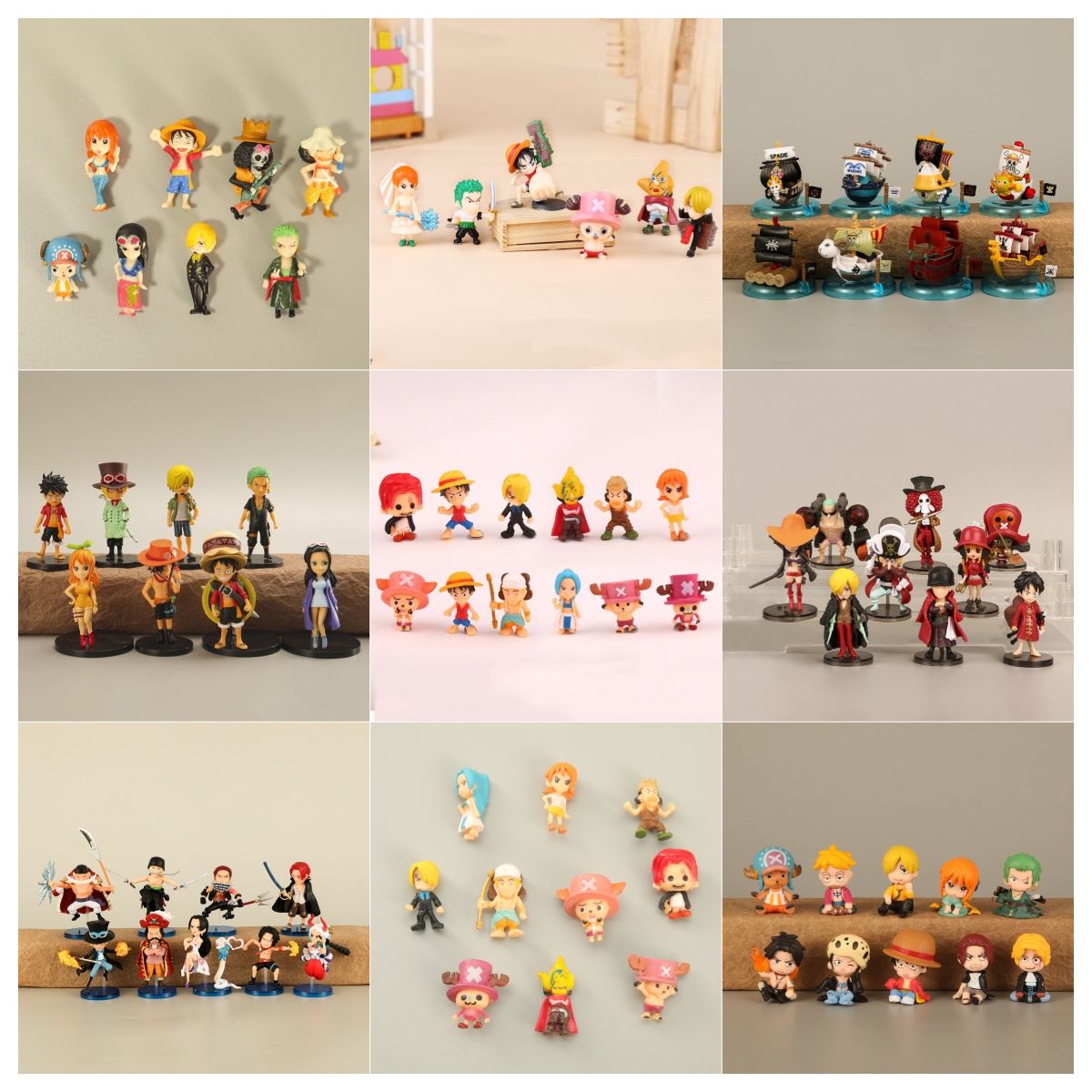6-12 шт./компл. One Piece Monk – обзор и цена Model Kit Chopper