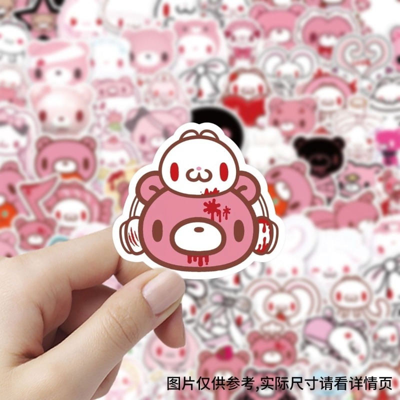 Новые наклейки Gloomy Bear: яр – обзор и цена Model Kit New