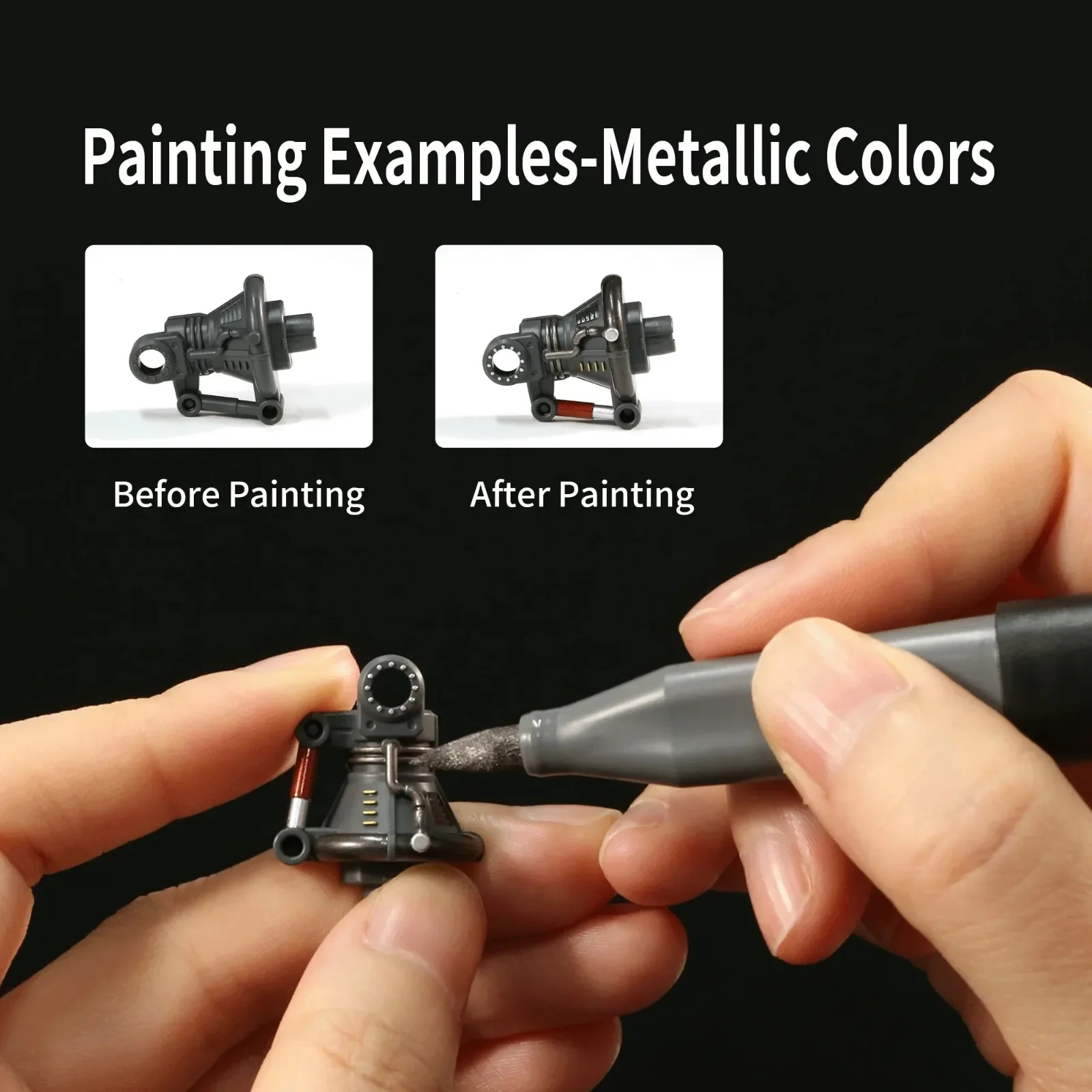 Набор маркеров DSPIAE с мягким – обзор и цена Metallic Paint Set