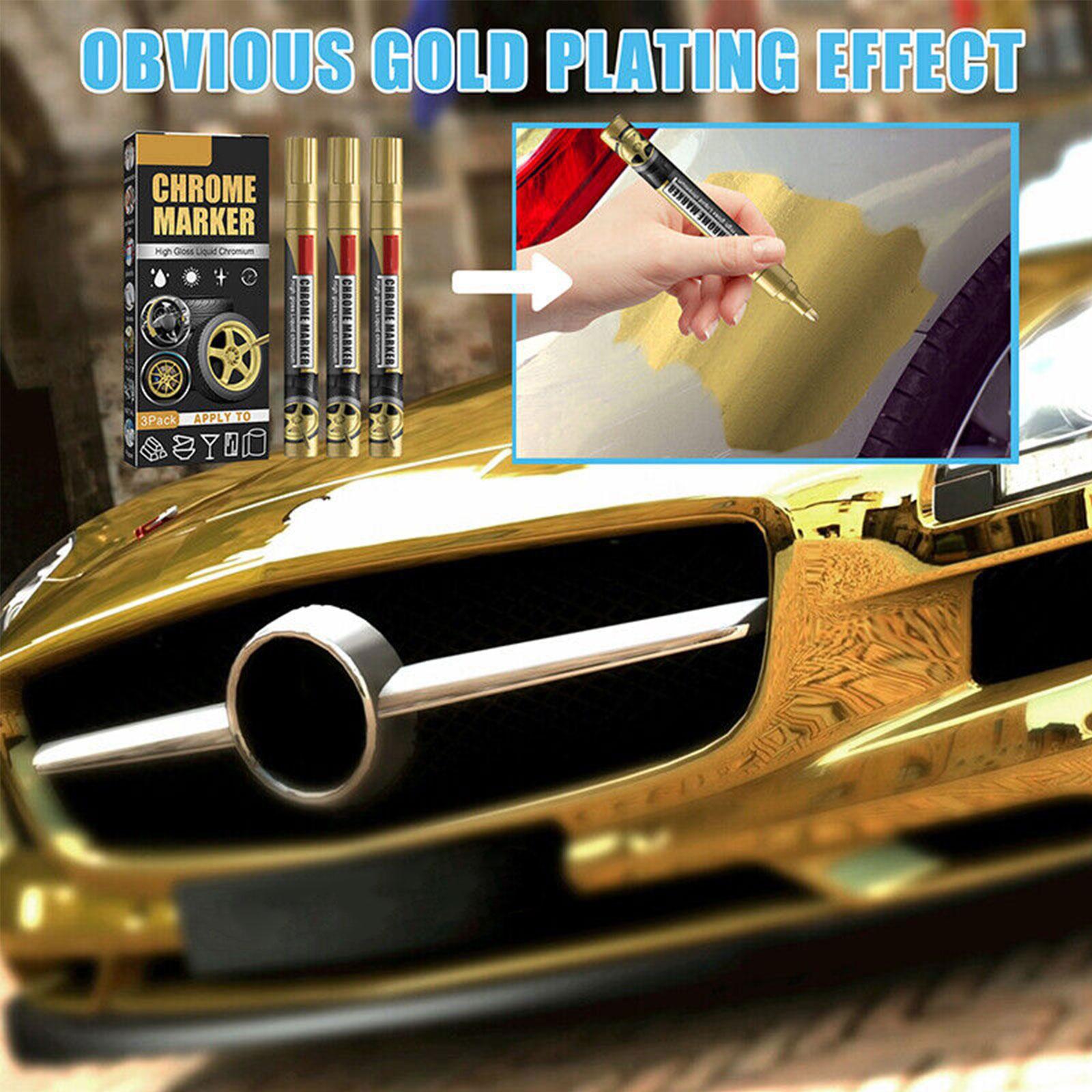 3 шт./компл. хромированный мар – обзор и цена Metallic Paint Set