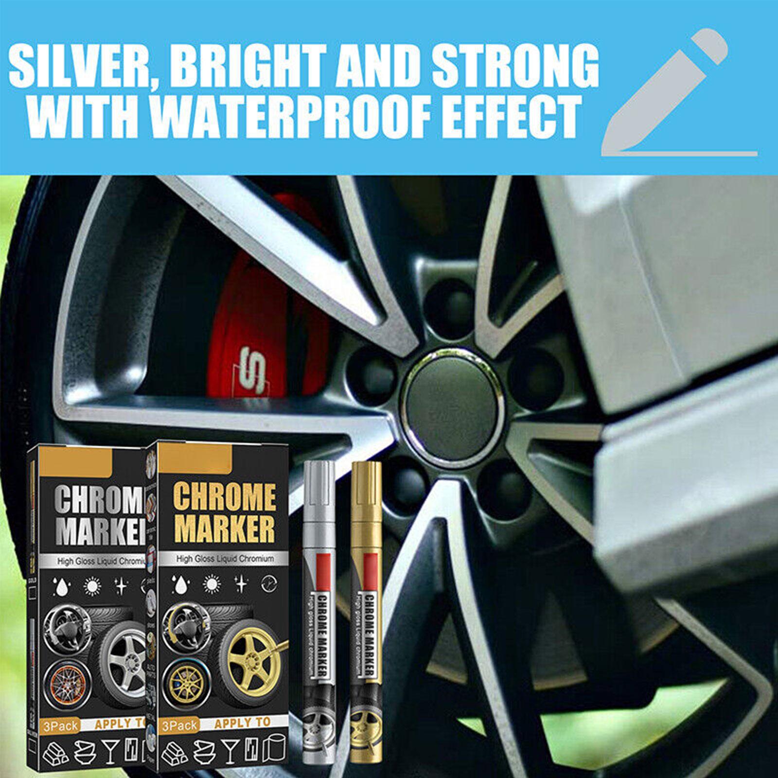3 шт./компл. хромированный мар – обзор и цена Metallic Paint Set