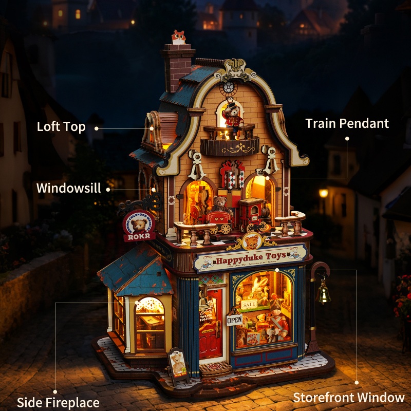 3D деревянный пазл-конструктор – обзор и цена Model Kit Japan Shop
