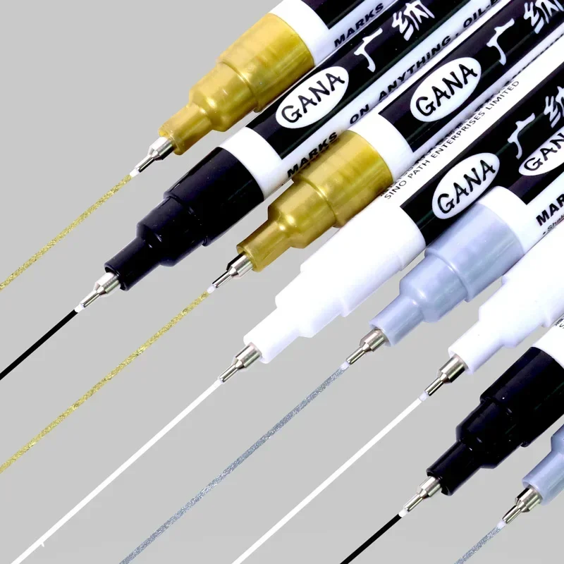 4 шт./компл., белые, черные пе – обзор и цена Metallic Paint Set
