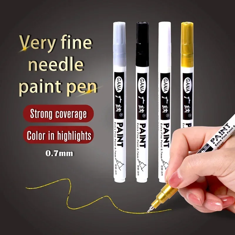 4 шт./компл., белые, черные пе – обзор и цена Metallic Paint Set