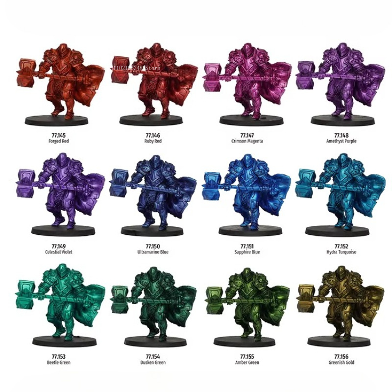 Набор металлических красок на  – обзор и цена Metallic Paint Set