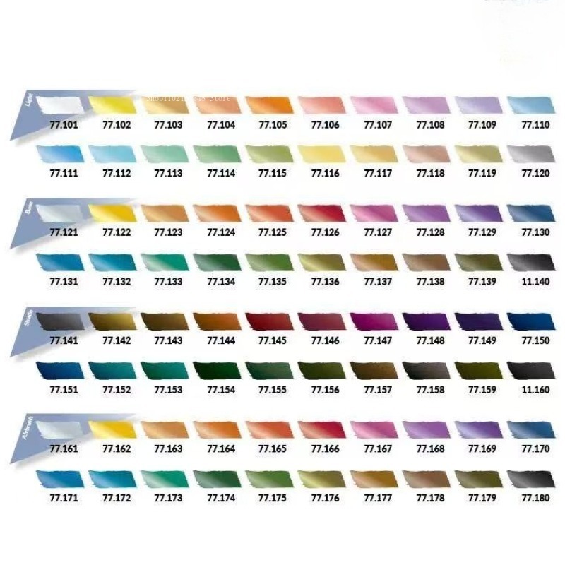 Набор металлических красок на  – обзор и цена Metallic Paint Set